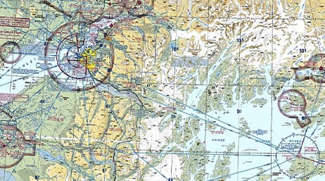 Un gráfico de aviación 