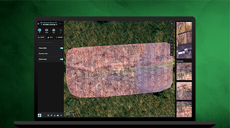 Un portátil que muestra un análisis de situación en ArcGIS